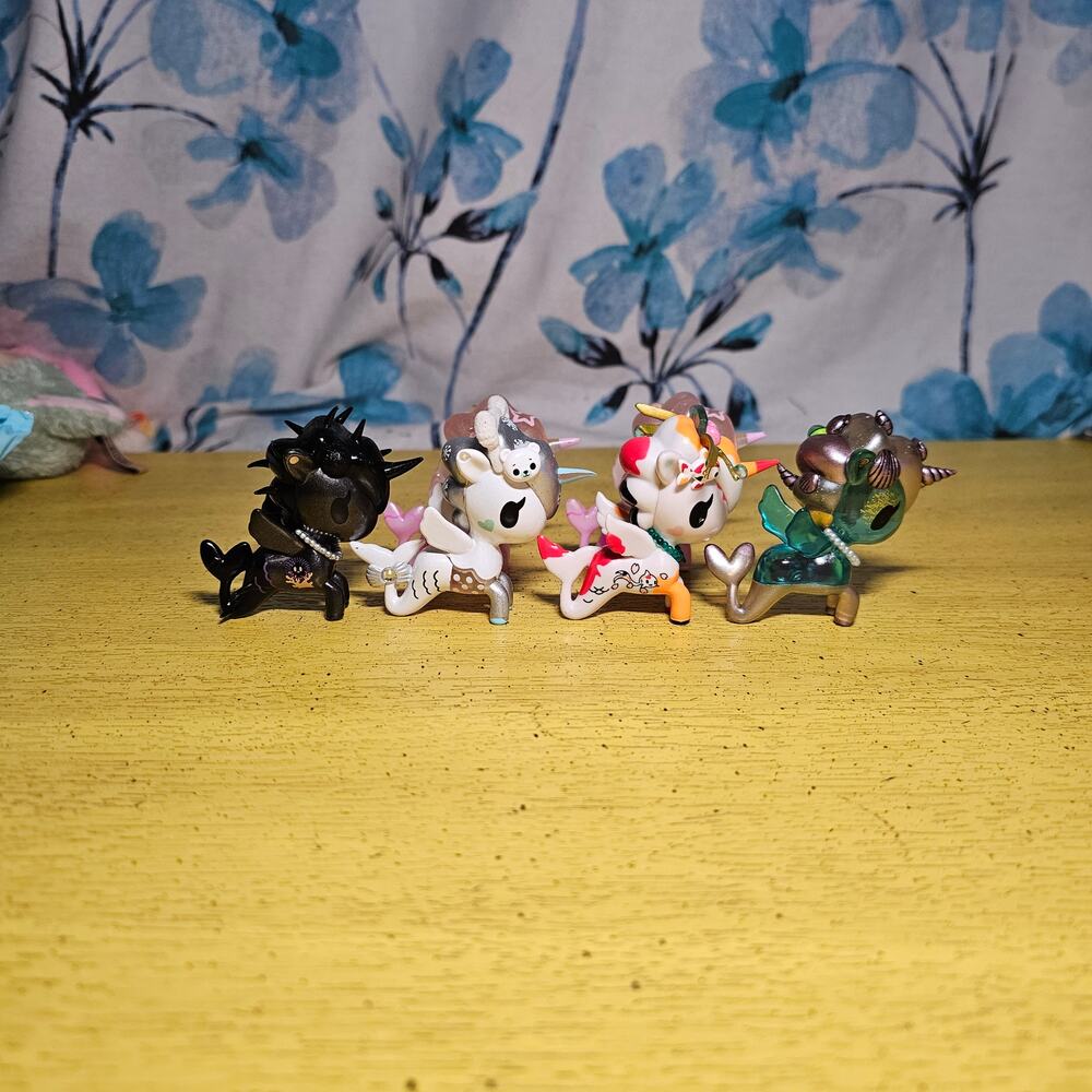 Tokidoki Mermicorno Series 3 Lot of 6 UniCorno Jelly Ctar Bianca Jade Seychelles